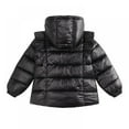 thumbnail image 3 of Yuanyu Toddler Girl Light Puffer Jacket Hoods Kids Baby Fleece Coat Winter Warm Outwear 1-6 Years, 3 of 4