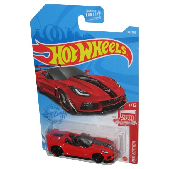 Hot Wheels Red Edition 7/12 (2020) '19 Corvette ZR1 Convertible Toy Car 134/250