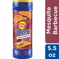 thumbnail image 2 of (2 pack) Pack of 2 Lay's Stax Mesquite Barbecue Potato Chips, 5.5 oz Canister, 2 of 2
