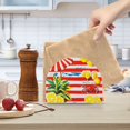 thumbnail image 2 of Yayeee Napkin Holder for Table Kitchen Paper Tissue Organization, Striped Lemon, 2 of 8