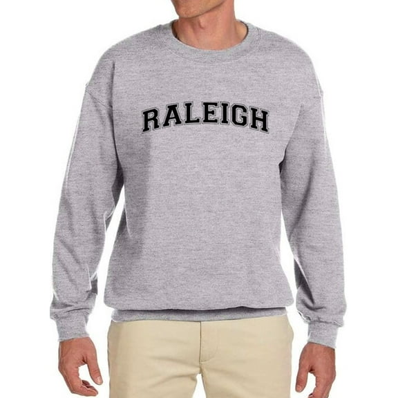 Raleigh, Text Men Sweatshirt, Male Large