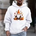 thumbnail image 2 of MITCOWBOYS Chandails à Capuchon pour Hommes Mode Décontractée Chandail à Capuchon Imprimé Poche Chandail à Capuchon Graphique Chandails en Molleton pour Hommes 3TG (Liquidation)Blanc, 2 of 4