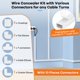 thumbnail image 3 of Kit Cord Hider ZhiYo para TV de pared de 320 cm, color blanco, 3 of 7