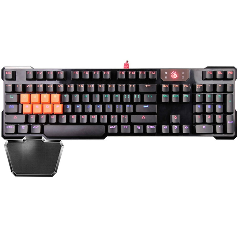 Bloody Gaming B720 Full Light Strike Gaming Keyboard, Black - Walmart ...