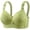 Green, variant on Lace Bras for Women No Underwire, Plus Size Wireless Comfortable Breathable Bralettes, No Padded Lace Bra