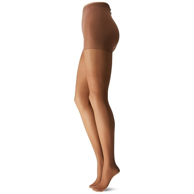 Hanes® Women's Alive Full Support Control Top Reinforced Toe Pantyhose Size F, Barely There Skintone
