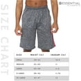 thumbnail image 7 of 5 Pack: Men's Active Performance Quick-Dry Athletic Workout Training Stretch Basketball Gym Knit Shorts, 7 of 7