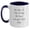 White/Navy, variant on Funny Lawyer Gifts from Friends - Be Nice To Me. I May Be Your Lawyer One Day. Two Tone Coffee Mug, Birthday Unique Gifts for Men Women Family