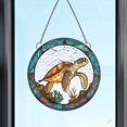 thumbnail image 1 of Panel Colgante de Ventana de , Panel de Vidrio Acrílico, Decoración de Arte de La Pared, Adorno Colgante de Animales para El Hogar Y La Sala de tortuga, 1 of 8