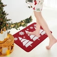 thumbnail image 4 of Qocolhg Outdoor Christmas Decorations Indoor, Christmas Rug Christmas Snowflake Rugs Christmas Tree Carpet Washable Non Slip Absorbent Easy Care Holiday Decor For LivingRoom Bath Door Festive Carpet, 4 of 7