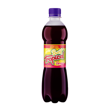 Burst Tropical Soda - Grape/Uva - 12-PACK