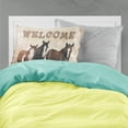 thumbnail image 2 of Carolines Treasures SB3059PILLOWCASE Welcome Mat with Horses Fabric Standard Pillowcase Standard multicolor, 2 of 2