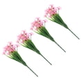 thumbnail image 4 of 1 Set 4PCS Simulados Violet Flowers Flor Arreglo Decoraciones Falsas Flores, 4 of 6