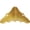 Bright Brass, variant on National/Spectrum Brands HHI Corner - Bright Brass Hardware - 4 Pack, 9/16 Inch