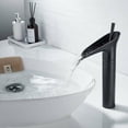 thumbnail image 3 of QuickClean Kitchen Basin Faucet, Matte Black Grade A Solid Brass Body, Ceramic Valve for Home Sinks and Granite Counters, 3 of 5
