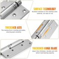 thumbnail image 2 of 3Pcs Automatic Spring Hinge Self Closing Stainless Steel Door Hinge For Indoor Outdoor Use Corridors Apartments, 2 of 5
