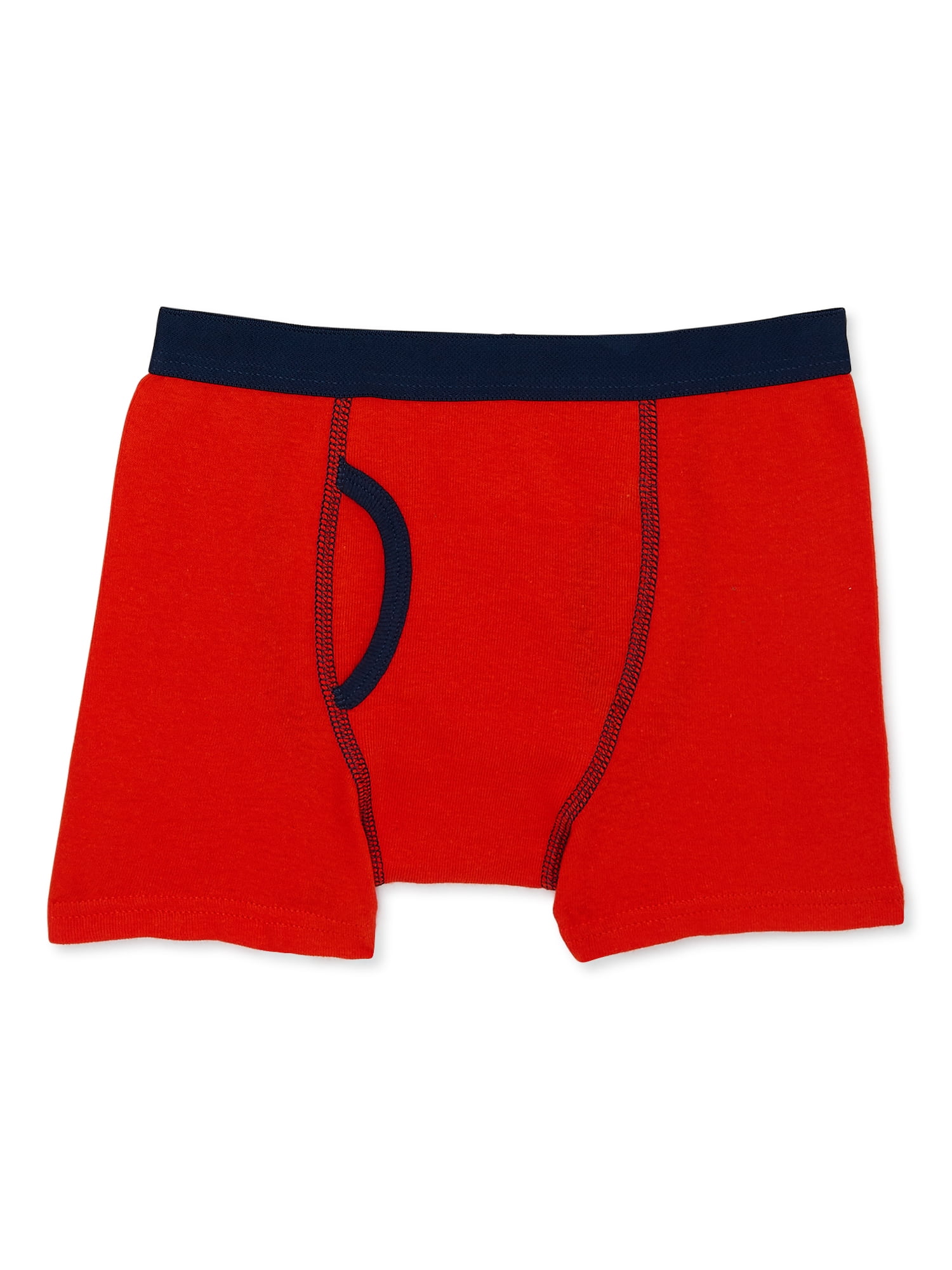 Wonder Nation Boys Underwear, Soft Cotton Boxer Briefs, 10-Pack, Sizes S-XXL & Husky