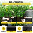 thumbnail image 3 of Woven Landscape Fabric 5oz, 5 x 300FT Weed Fabric Barrier, Double Layer, Garden Fabric Weed Barrier, Weed Control Fabric Ground Cover, Gardening Mat for Garden Beds, Landscaping, 3 of 9