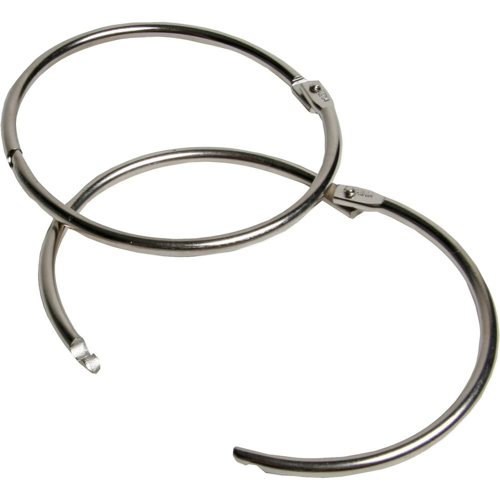 CLI, LEOR79, Multipurpose Book Rings, 10 / Box, Silver