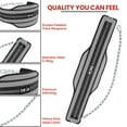thumbnail image 5 of DEFY Double Padded Neoprene Dip Belt - Heavy Duty Steel Chain For Power lifting, Bodybuilding, Strength & Training - Grey, 5 of 8