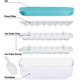 thumbnail image 2 of Silicone Ice Cube Tray With Lid And Bin, 48 Grids Press Type Ice Cube Molds Comes With Storage Bin And Ice Scoop, 2 of 5