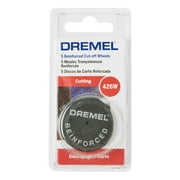 Dremel 426W 1-1/4 Fiberglass Reinforced Cut-Off Wheel Rotary Tool Accessory , 5 Pack