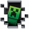 thumbnail image 1 of Creeper Autocollant Mural, Minecraft Fuyant, 1 of 4