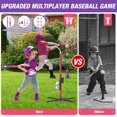 thumbnail image 3 of Set de béisbol QDRAGON 4 en 1 para niños de 3 a 5 años con accesorios, 3 of 9