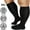 Black, variant on AIRKOUL 3Pcs Compression Socks, Plus Size Compression Socks for Women Men Wide Calf, Support Stockings for Running,2XL