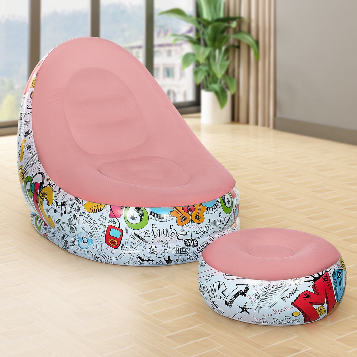 Brand New Girls kids Disney Princess Inflatable Chair indoor outdoor fun beach 