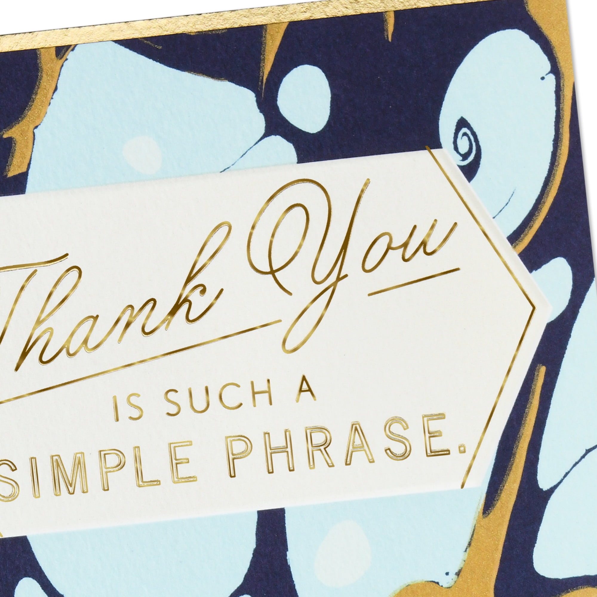 Hallmark Thank-You Card (Simple Phrase With World of Meaning)