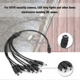 thumbnail image 4 of DC12V 1 Female to 8 Males Power Supply Splitter Cable Heavy Duty Power Cable for Surveillance Cameras for Surveillance Systems, 4 of 5