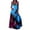 Blue, variant on IROINNID Women's Sleeveless Sundress Round Neckline Summer Regular Dress Prints Dress