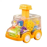 kjfeif to Drive Car Toy Toy Cars for Toddlers 1 4 Baby Toy Cars Set Transparent Gear Car Toddler Toys, Perfct for Boys & Girls 3-12 Years Old Christmas Stocking Stuffers Gifts