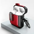 thumbnail image 4 of Duo Shield Secure Lock Designed For Apple AirPods Generation 1 & 2 With Hook, Red/Black, 4 of 7