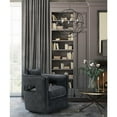 thumbnail image 4 of TOV Furniture Kennedy Black Swivel Chair, 4 of 8