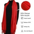 thumbnail image 6 of NevEND Women's Scarf Pashmina Shawls and Wraps for Evening Dress Bridesmaid Wedding Bridal Winter Warm Long Large Scarves, 6 of 6