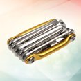 thumbnail image 2 of EeaseCA 11 in 1 Road Bike Repair Multi Tools Mountain Bike Cycling Kit Set (Golden), 2 of 7