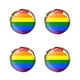 thumbnail image 1 of 2 pares de gemelos con diseño de arcoíris para trajes, con decoraciones del mes del Orgullo Gay, 1 of 5