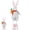 green, variant on Easter Standing Bunny with Stretchable Legs, Adjustable Height Easter Rabbit Figurine, Handmade Holdin Farmhouse Bunny