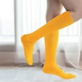 thumbnail image 3 of tegongse Calf Socks Slouch Socks Extra Long Knee Highs Scrunch Stacked Socks Ribbed Knitted Scrunchie Boot Socks for Women Girls, 3 of 17