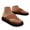 Brown, variant on Chunky Platform Flip Flops Stylish Wedge Cloud Slides with Arch Support Waterproof Leather Soft Sole Orthopedic Thong Sandals Beige Size 9.5