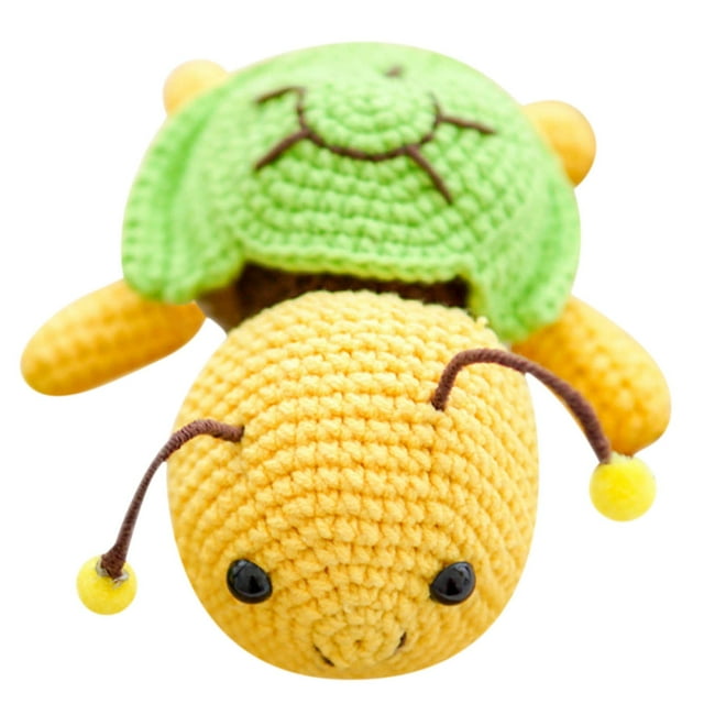 Agiferg Turtle Bee Crochet Kit For Beginners - DIY And Complete Crochet Kit For Beginners, Experts, Adults And Kids, Multicolor Beginner Craft Set Includes Yarn, Hook,