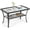 Gray, variant on VIVIJASON Outdoor Wicker Coffee Table, All-Weather Rattan Patio Coffee Table with 2-Tier Storage, Tempered Glass Top Rectangle Center Table for Deck, Garden, Balcony, Porch, Indoor or Outdoor Use