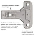 thumbnail image 2 of Hickory Hardware Hh075228-10Pack (10) Pairs - Nickel, 2 of 3