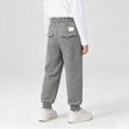 thumbnail image 2 of WXFAZCVU Pants for Boys with Pockets Elastic Waistband Sports Casual Trousers Everyday Wear Size 9-10 Years, 2 of 4
