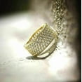 thumbnail image 2 of Men's Pinky Band Ring 14K Yellow Gold Plated Silver 2Ct Round Brilliant Cut Lab Created VVS1/D Diamond, 2 of 2