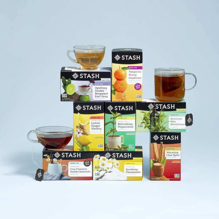 Stash Tea Moroccan Mindfulness Mint Green Tea with Lemon and