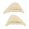 2Pcs Soft Forefoot Insert Pads Front Toe Filler Inserts Big Shoes with Hole Normal Skin