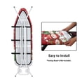 thumbnail image 4 of HELLHERO Christmas Snowman Ironing Board Cover and Pad Standard Size Iron Board Dustproof Covers Ironing Pad Sleeve Table Top Iron Board Cover with Elastic Edge Home Decor for Women, 4 of 5